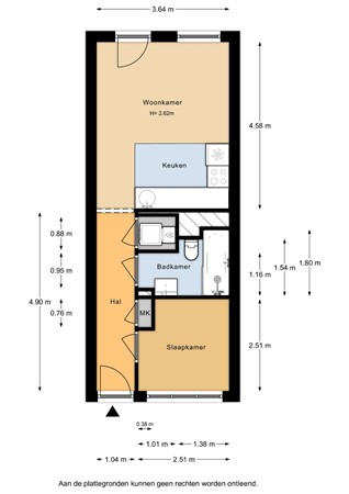 Floor plan - Berlagestraat 4, 3555 CW Utrecht 
